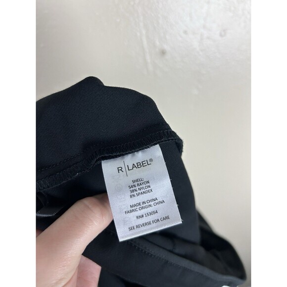 The Reset L Large Black Pant Trousers Straight Career Stretch Commute Capsule - Picture 2 of 4